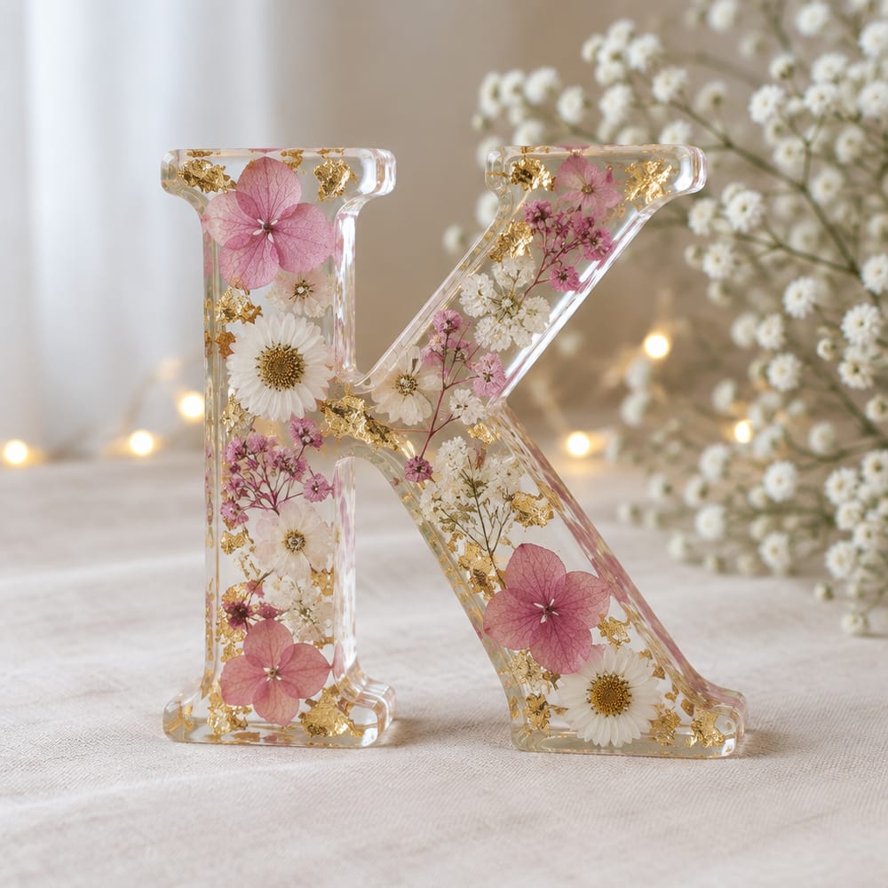 Resin letter