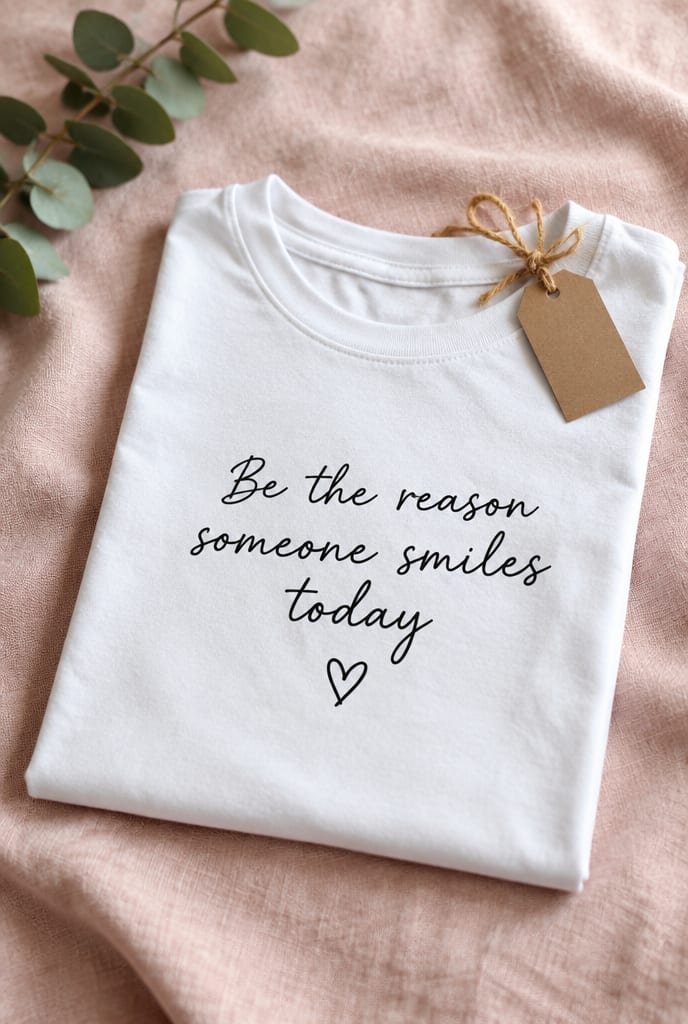 T-shirt with a quote