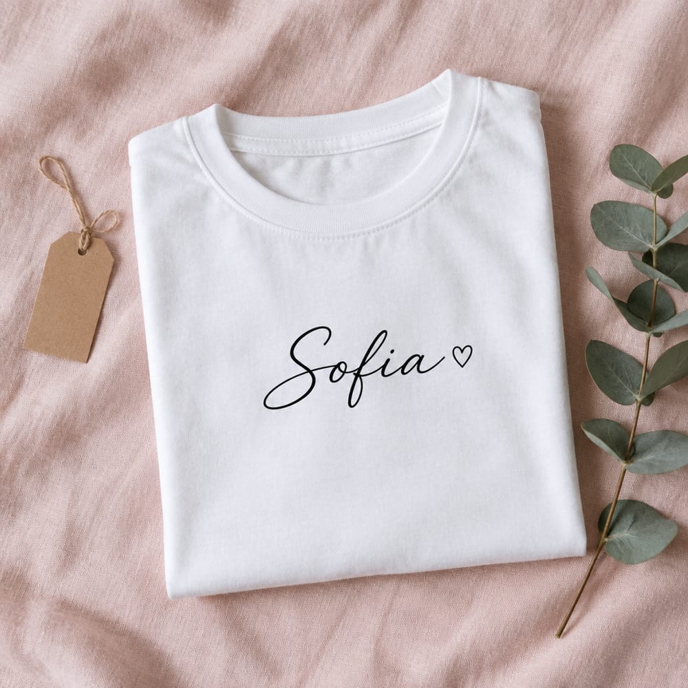 T-shirt with a name